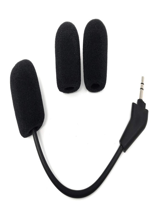 TNE - Corsair Replacement Game Mic 3.5mm Microphone Boom for Corsair HS50 Pro, HS60, HS70 SE Gaming Headsets | Extra Foam Cover Pop Filters - Image 1