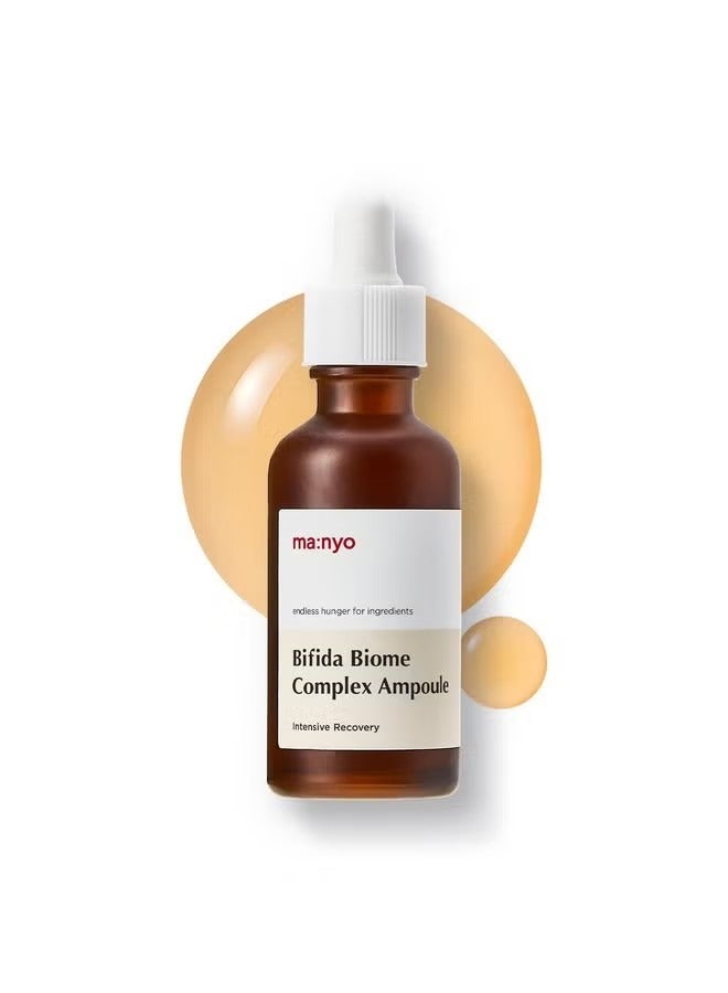 ام ايه: ان واي او MANYO FACTORY Bifida Biome Complex Ampoule 1.7 fl oz (50ml) العناية بالبشرة الكورية، تجديد بشرة الوجه، مع 10 أنواع من حمض الهيالورونيك، للنساء والرجال - Image 1