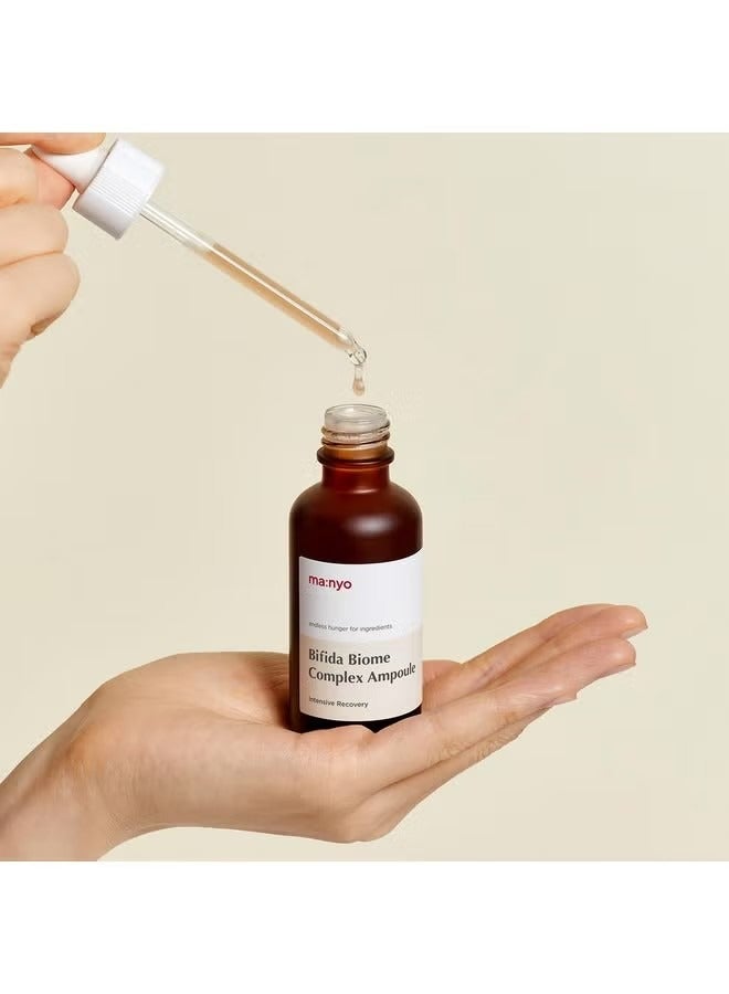 ام ايه: ان واي او MANYO FACTORY Bifida Biome Complex Ampoule 1.7 fl oz (50ml) العناية بالبشرة الكورية، تجديد بشرة الوجه، مع 10 أنواع من حمض الهيالورونيك، للنساء والرجال - Image 2
