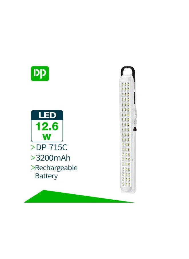 DP LED Emergency Light Built-in Rechargeable Battery High Capacity 3200mAh  - Image 1