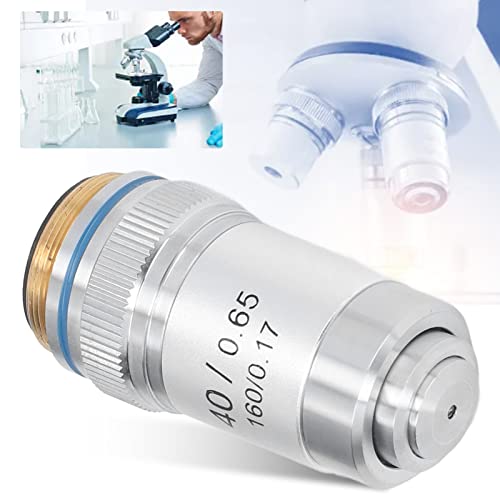 Natudeco Achromatic Microscope Objective 40X Magnification Lens Biological Microscope Lens Replacement 20.2mm Interface Standard RMS - Image 3