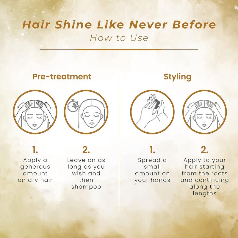 Vitamin Styling Hair Cream (125mL) | Helps Dry and Under-Nourished Hair | Nourishes and Moisturizes Hair | Non-Sticky and Non-Greasy | 24-Hour Active Nourishment System - Image 4