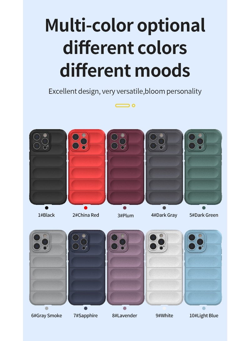 Phantom Shield Silicone Case with Anti-Scratch Soft Microfiber Lining, High Resilience Rubber Full Body Shockproof Cover Compatible with Apple iPhone 13 Pro Max (Smoke Gray) - Image 2