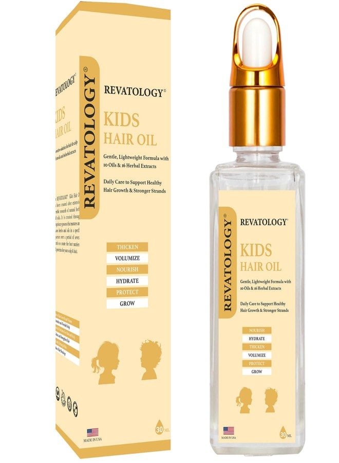 Mystique Abundance REVATOLOGY Kids & Baby Hair Oil (Made in USA) Extra Strength Pediatric Formula with 26 Cold-Pressed Botanicals including Rosemary, Coconut, Castor, Jojoba Oils | Cruelty & Chemical Free - Image 1