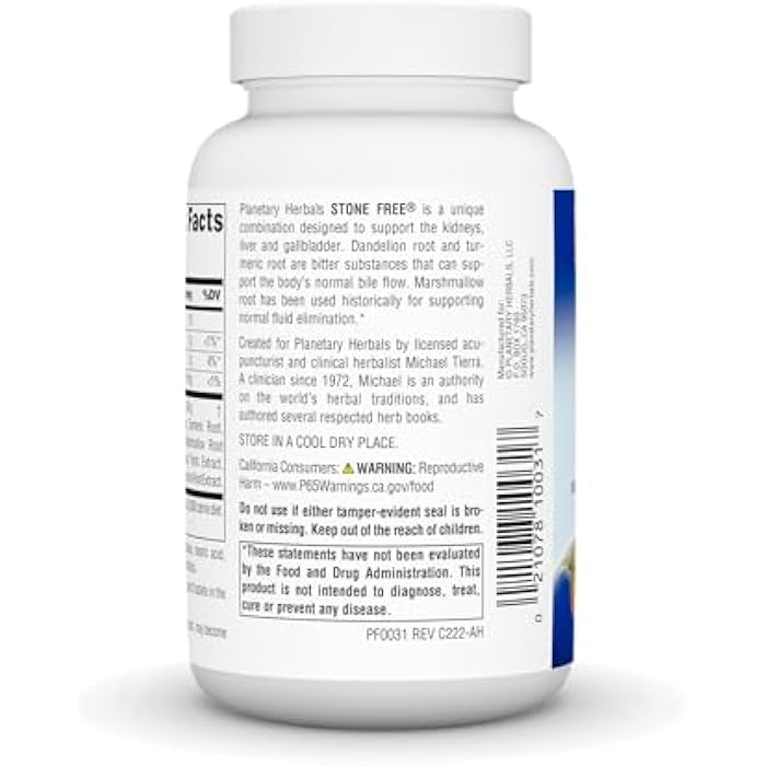 Planetary Herbals Stone Free Tablets, 90 Count - Image 3