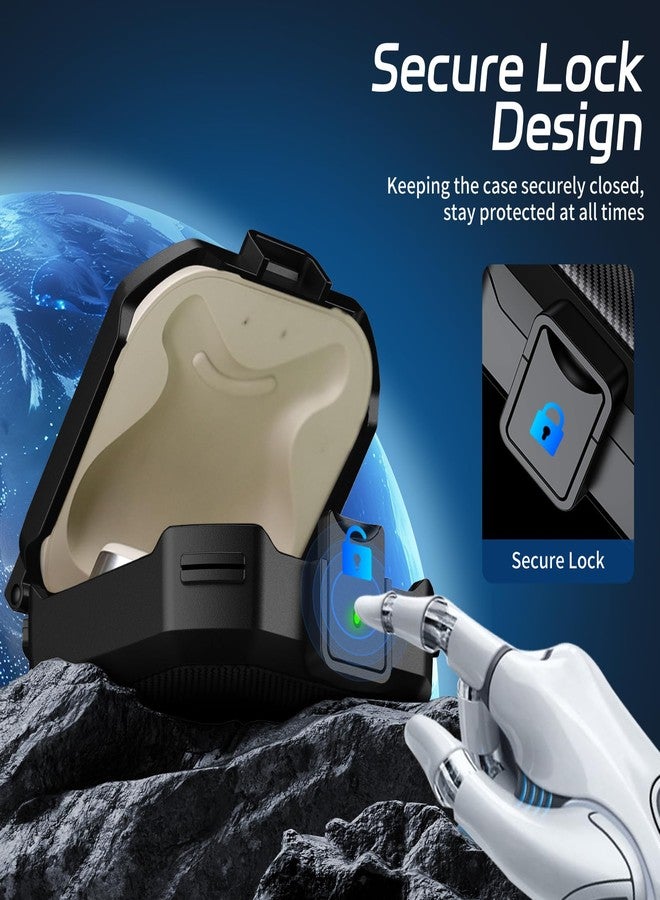 TNSNK 【Secure Locking】SHOKZ OpenFit Case with Cleaning Kit and Keychain, Soft TPU Cover Compatible with SHOKZ OpenFit Open Ear Headphones True Wireless Bluetooth, Proof Protection - Image 3