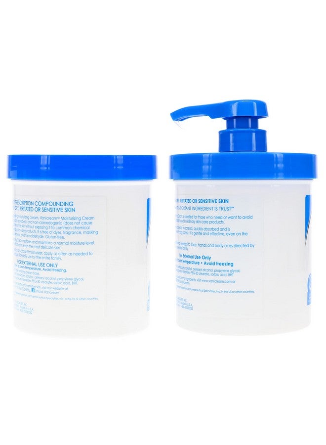 فانيكريم كريم فاني كريم المرطب للبشرة مع موزع مضخة بالإضافة إلى عبوة إضافية من برطمان، وزن كل عبوة 1 رطل - Image 5