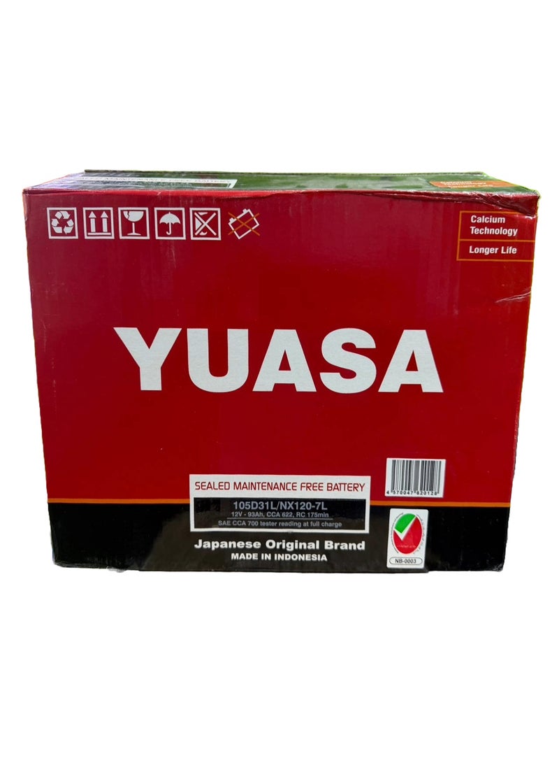 Yuasa Car Battery 105D31L-MF - Image 3