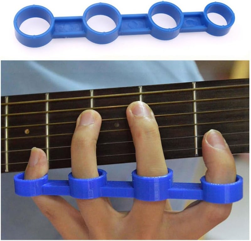 Vaguelly Hand Grip Exerciser hand strengthener grip guitar finger expander guitar span practice Finger Expansion Sleeves Finger Force Span Guitar Trainer Tool Ukulele extender - Image 1