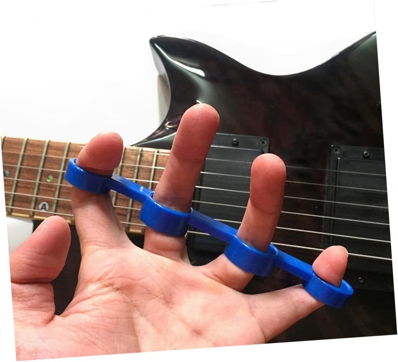Vaguelly Hand Grip Exerciser hand strengthener grip guitar finger expander guitar span practice Finger Expansion Sleeves Finger Force Span Guitar Trainer Tool Ukulele extender - Image 5