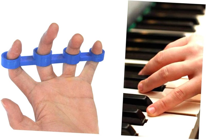 Vaguelly Hand Grip Exerciser hand strengthener grip guitar finger expander guitar span practice Finger Expansion Sleeves Finger Force Span Guitar Trainer Tool Ukulele extender - Image 4