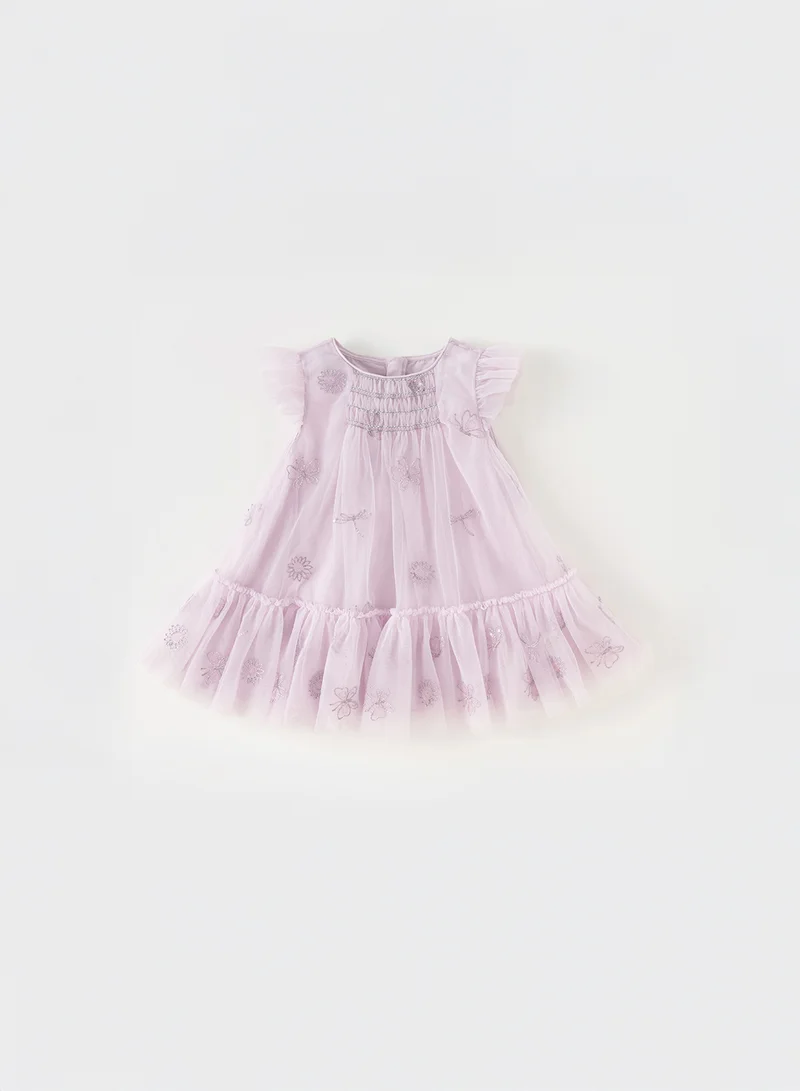 Dave & Bella Iilac-Fairy-Frill-Dress