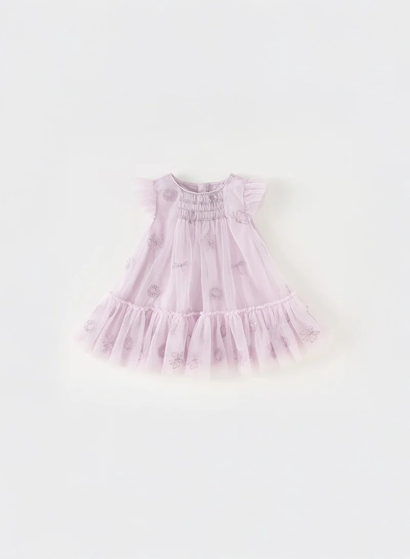 Dave & Bella Iilac-Fairy-Frill-Dress