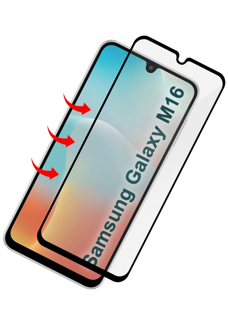 CATANES 3Packs Samsung Galaxy M16 Screen Protector – Full Coverage 9H Tempered Glass | HD Clarity | Anti-Fingerprint | Edge-to-Edge Fit - Image 5