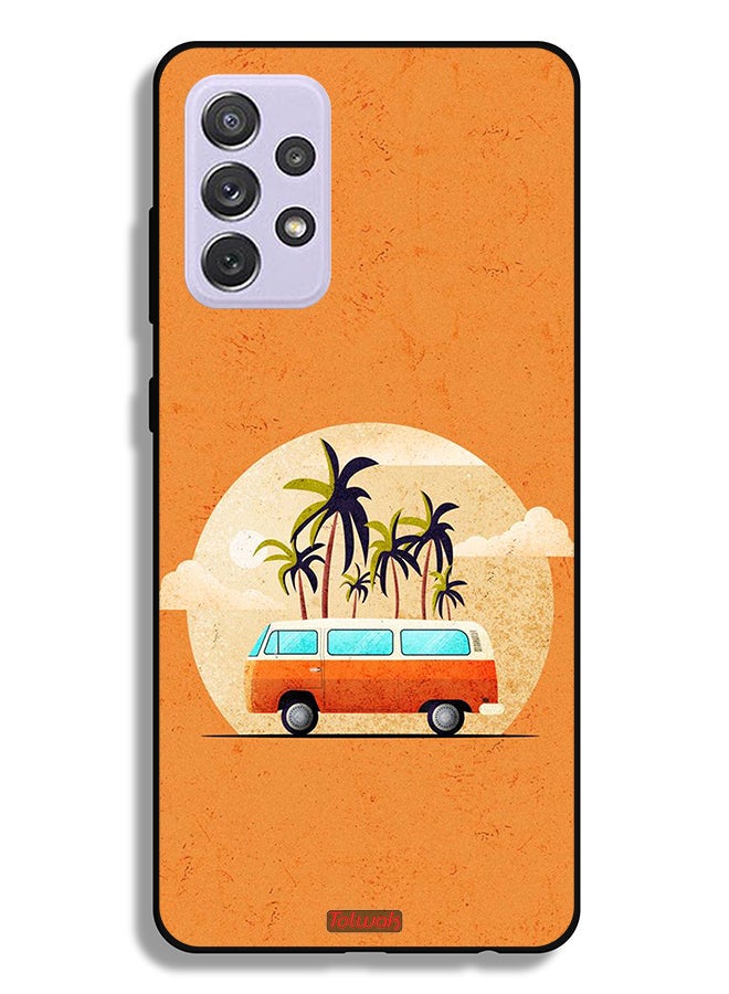 Tolwak Samsung Galaxy A72 5G Protective Case Cover Bus Art - Image 1