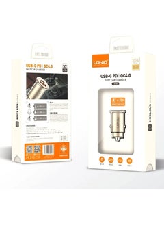 LDNIO Ldnio C506Q Car Charger With Type C Cable USB QC4+ FAST CAR CHARGER 30 W PD  - Image 2