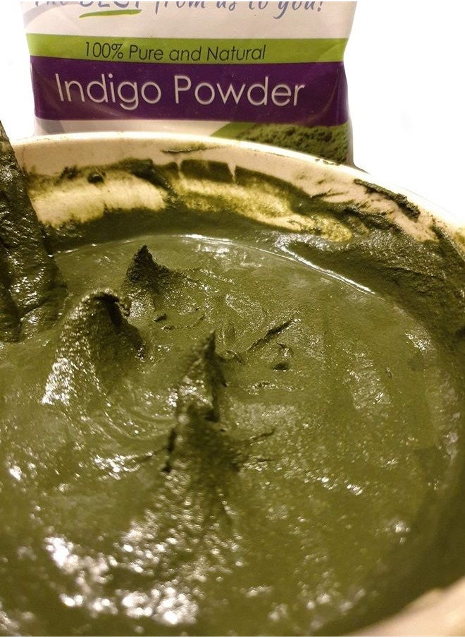 Davis Finest Indigo Dye for Natural Black Henna Hair and Beard Colour 200 Gram  - Image 2