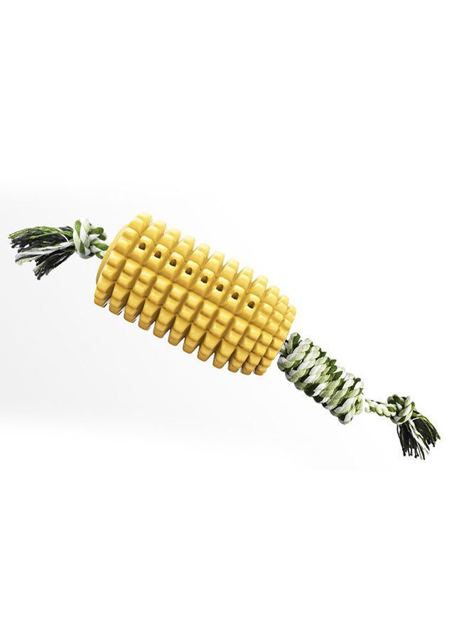 NIBEMINENT Corn-Shaped Dog Chew Toys Yellow 12x6x6cm - Image 4