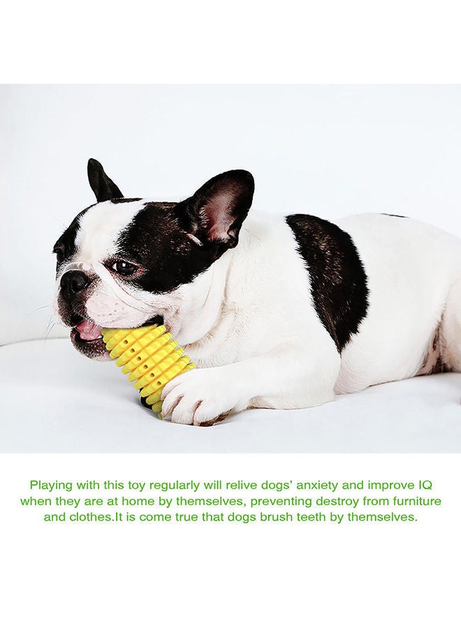 NIBEMINENT Corn-Shaped Dog Chew Toys Yellow 12x6x6cm - Image 2