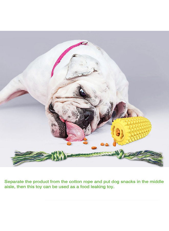 NIBEMINENT Corn-Shaped Dog Chew Toys Yellow 12x6x6cm - Image 3