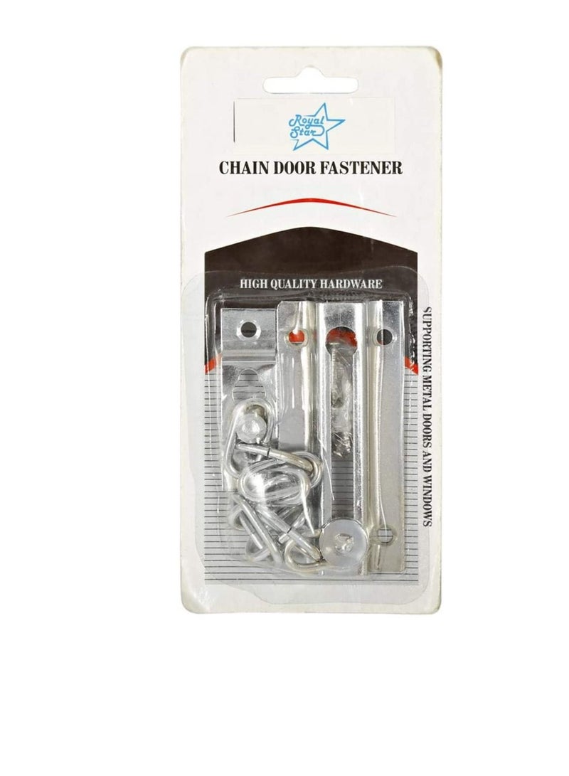 Royal Star Door Lock Chain - Chrome  - Image 1