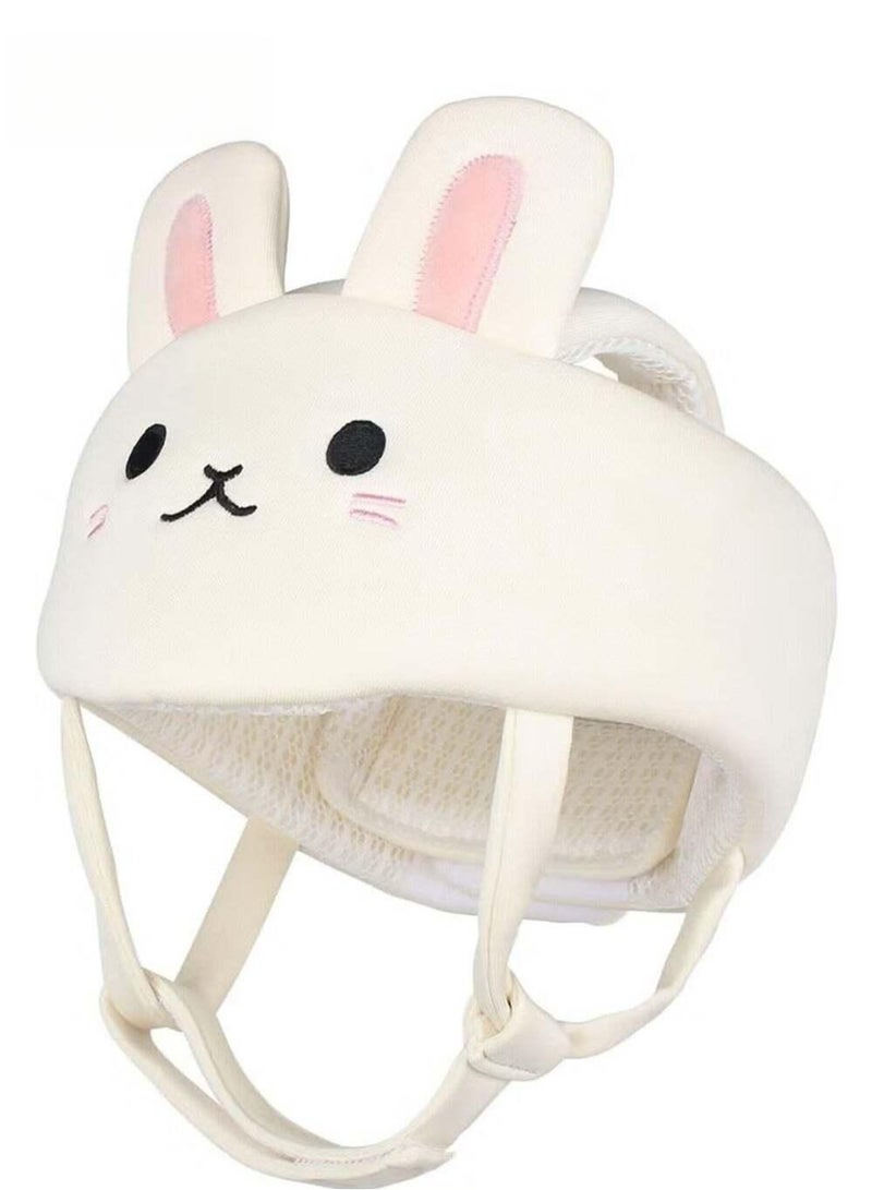 جونيس قبعة واقية لرأس الطفل لتعلم المشي - خوذة ممتصه للصدمات بحيوان أرنب لطيف، قبعة أمان ناعمة للوقاية من سقوط الأطفال - Image 1