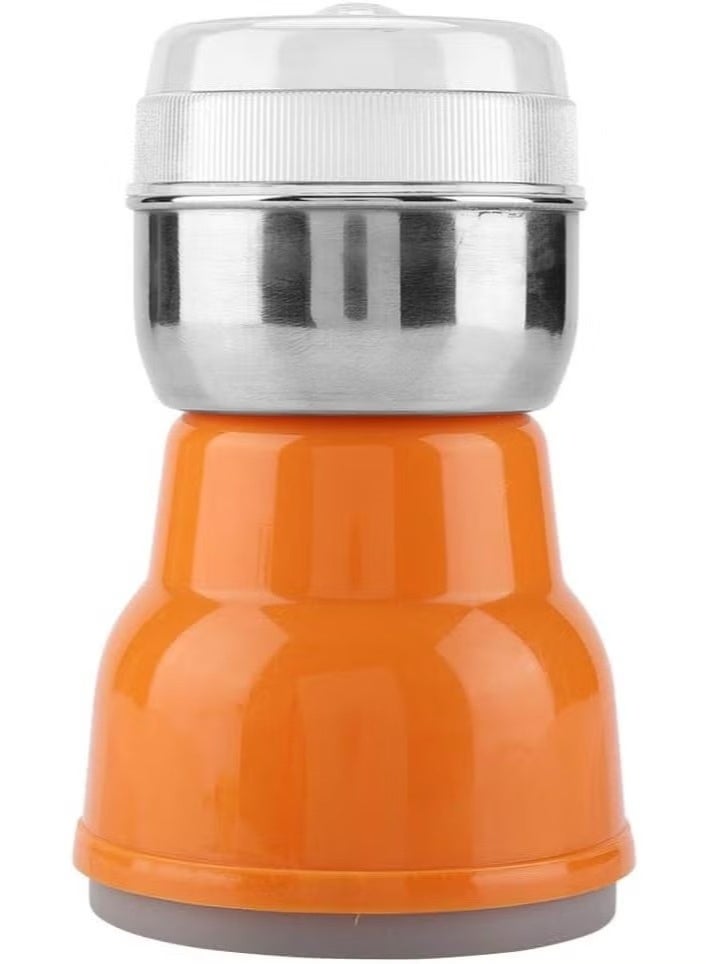 DENX Electric Coffee & Spice Grinder, 12V Portable Vehicle Use, 120W Motor with Stainless Steel Blades, 80g Capacity, Multipurpose Travel Mihbaj for Coffee Beans, Herbs, Nuts, Seeds, Spices, DX4201 - Image 1