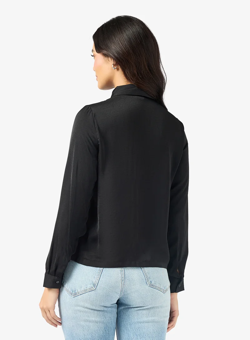 فيرو مودا Vmgretchen Long Sleeve Button Down Shirt