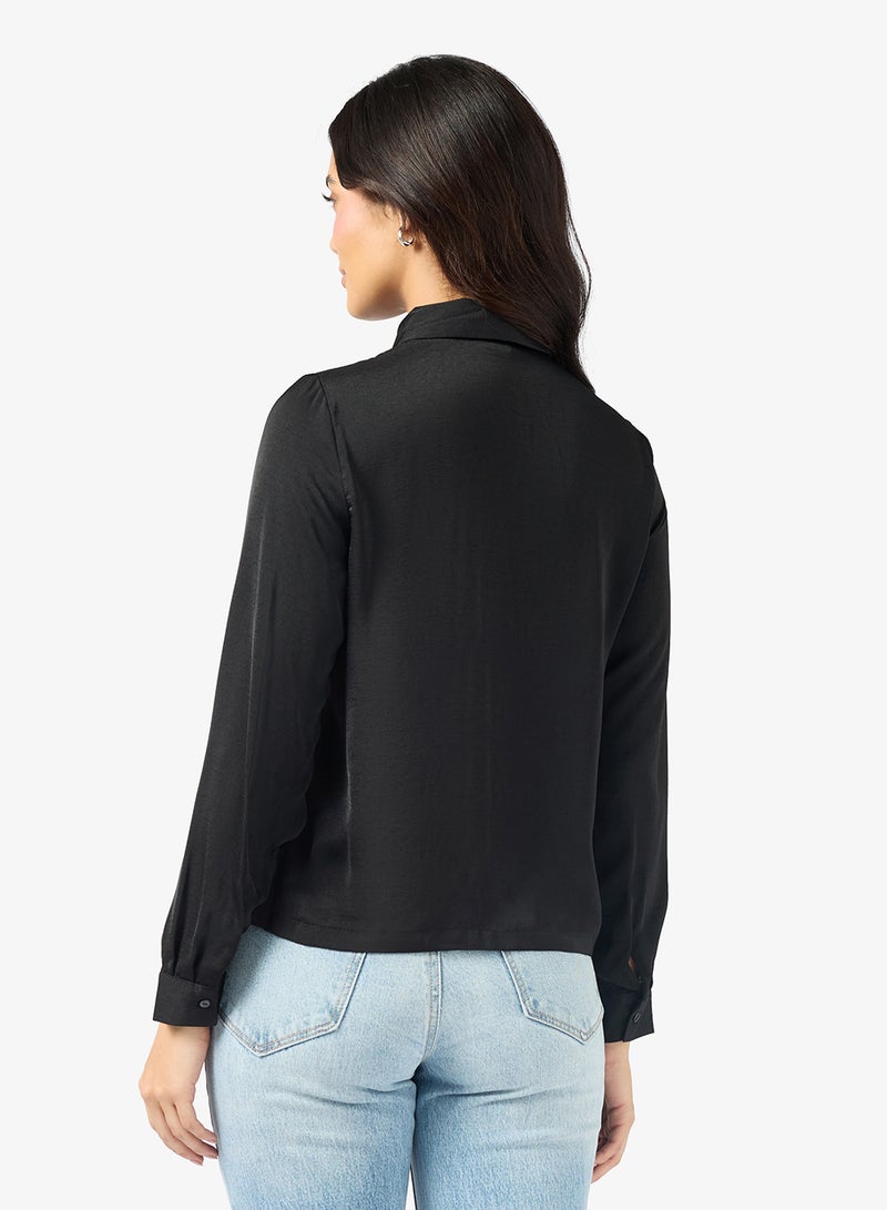 VERO MODA Vmgretchen Long Sleeve Button Down Shirt - Image 2