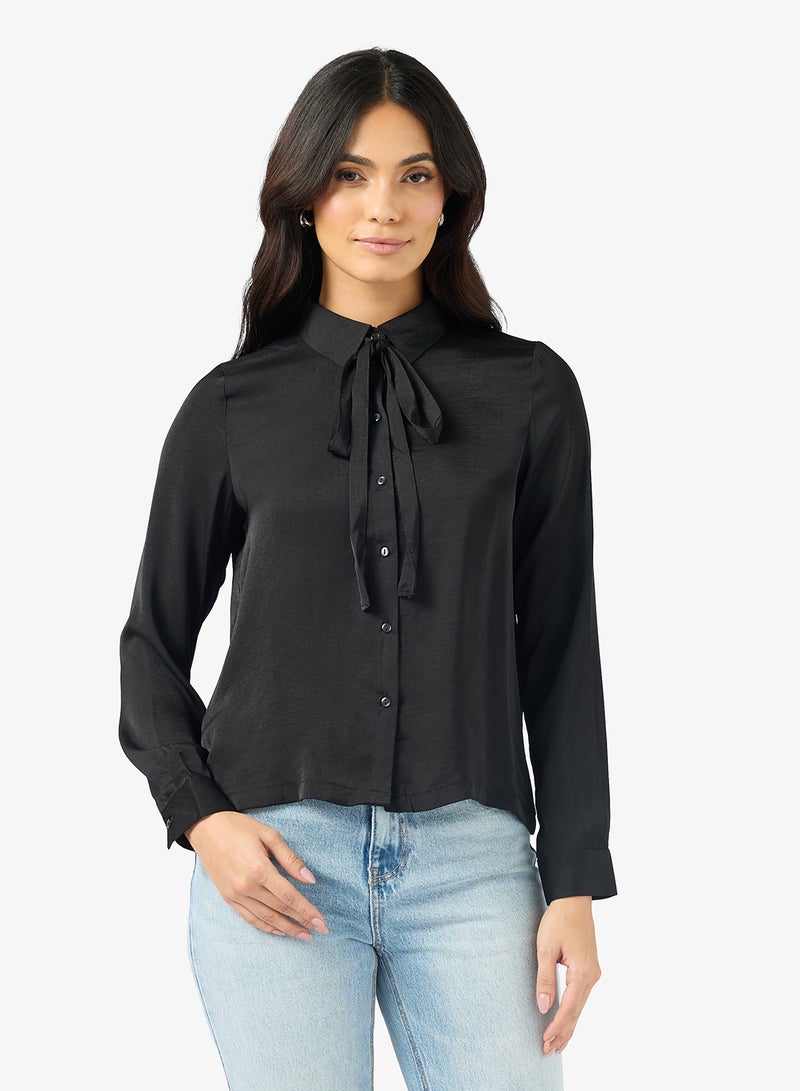 VERO MODA Vmgretchen Long Sleeve Button Down Shirt - Image 1