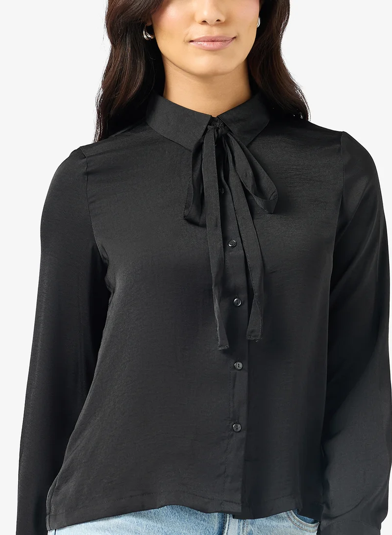 فيرو مودا Vmgretchen Long Sleeve Button Down Shirt