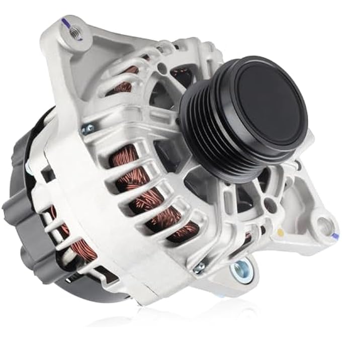 Farrme 11693 Car Alternators 12V 115 Amp, 6-Groove Pulley Fit for Toyota Corolla 2014-2019 L4 1.8L Automotive Replacement Alternators 27060-0T230, FG12T050 Corolla Alternator - Image 1