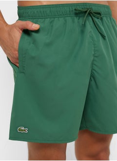 LACOSTE Pattern Printed Swim Shorts  - Image 4
