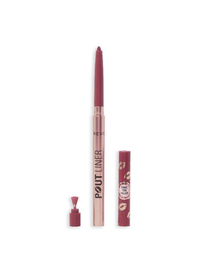Makeup Revolution Pout Bomb Plumping Lip Liner Jelly Berry Mauve - Image 1