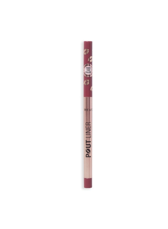 Makeup Revolution Pout Bomb Plumping Lip Liner Jelly Berry Mauve - Image 3