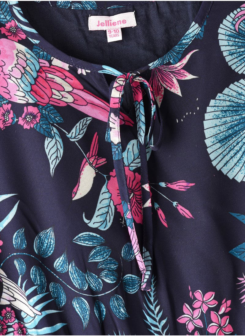 Jelliene Tween Trends: Floral Crush Dress Breezy Style & Effortless Confidence  - Image 3