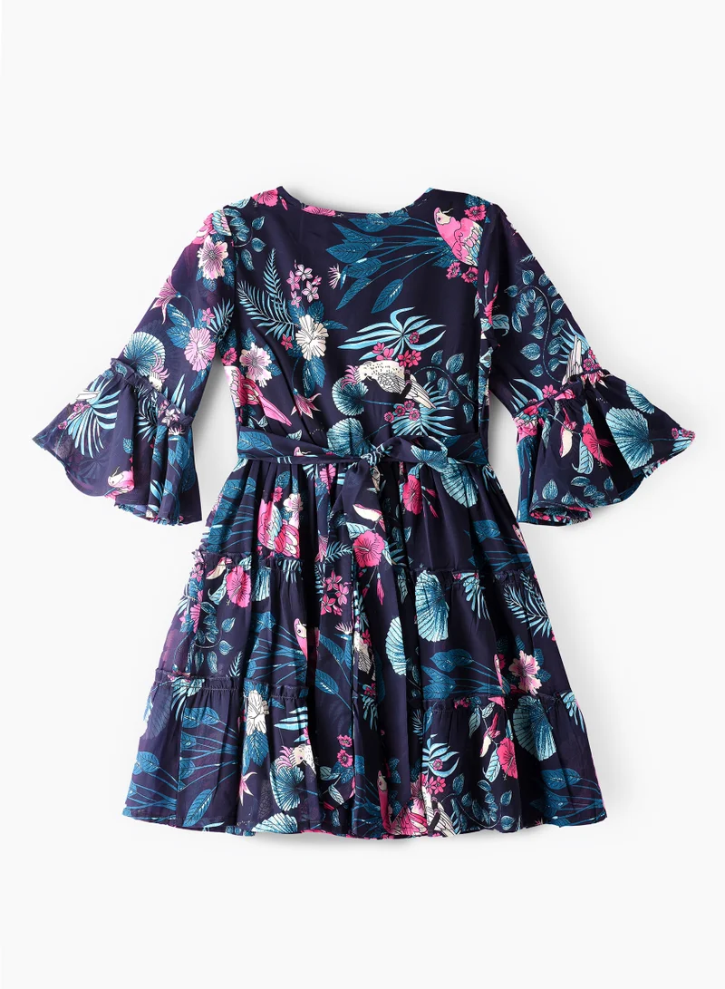 Jelliene Tween Trends: Floral Crush Dress Breezy Style & Effortless Confidence