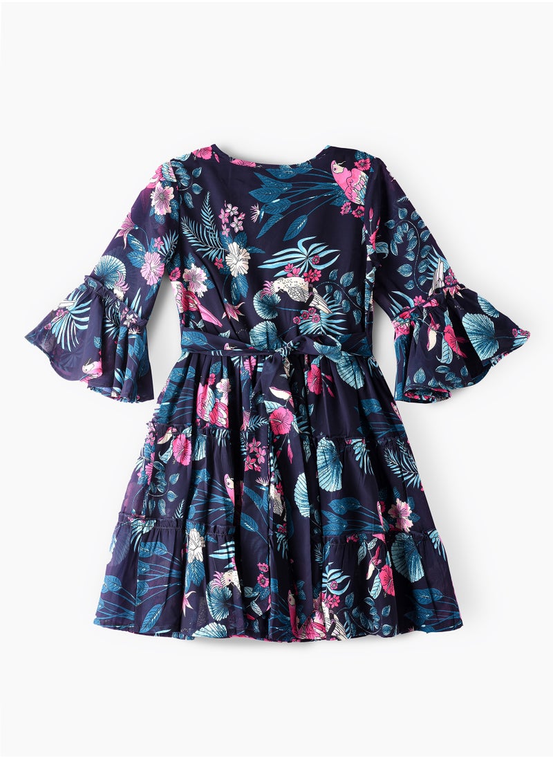 Jelliene Tween Trends: Floral Crush Dress Breezy Style & Effortless Confidence  - Image 2