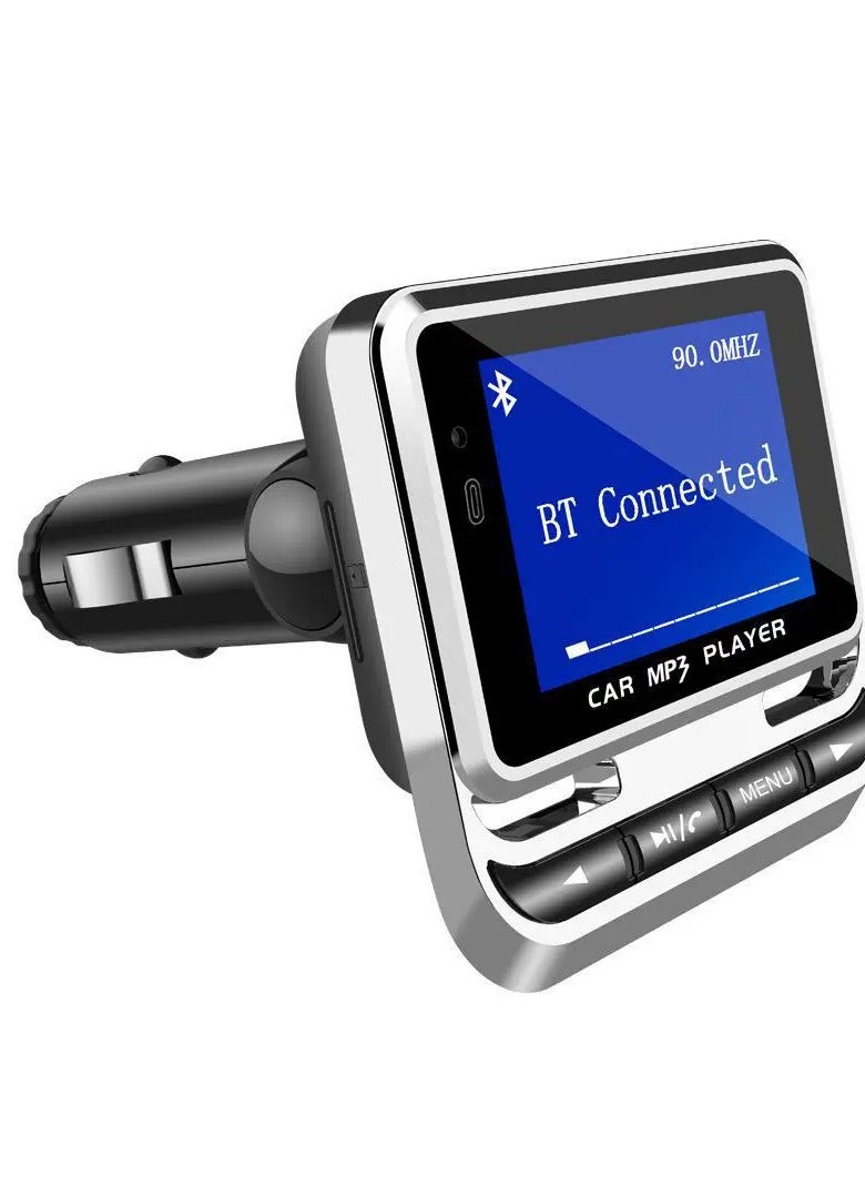 Generic - Bluetooth FM Transmitter for Car, Wireless Bluetooth Car FM Transmitter Radio Bluetooth Handsfree Car Kit MP3 Music Player USB Charger with Remote Control Car - Image 1
