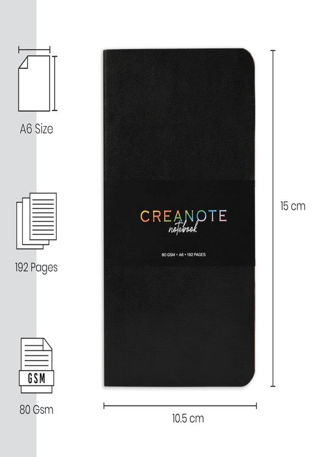 Scholar Creanote Notebook (192 Unruled Neon Coloured Pages, Flexible Binding) (A6) - Image 2