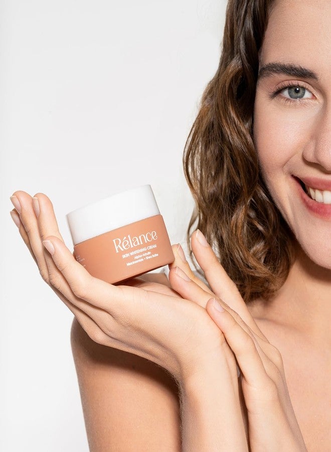 Relance Skin Brightening Cream with Alpha-Arbutin, Niacinamide, Shea Butter, GMP Certified, 50ml - Image 3