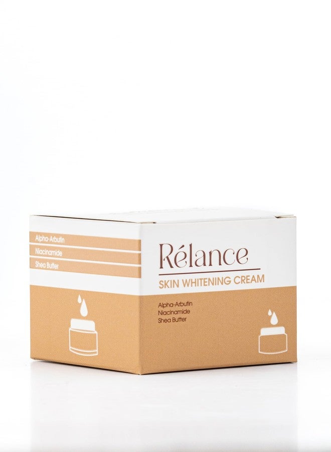 Relance Skin Brightening Cream with Alpha-Arbutin, Niacinamide, Shea Butter, GMP Certified, 50ml - Image 4