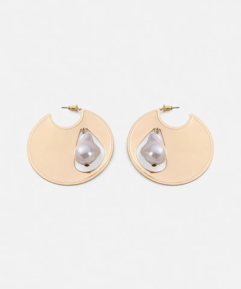 Ipekyol Faux Pearl Embellished Earrings