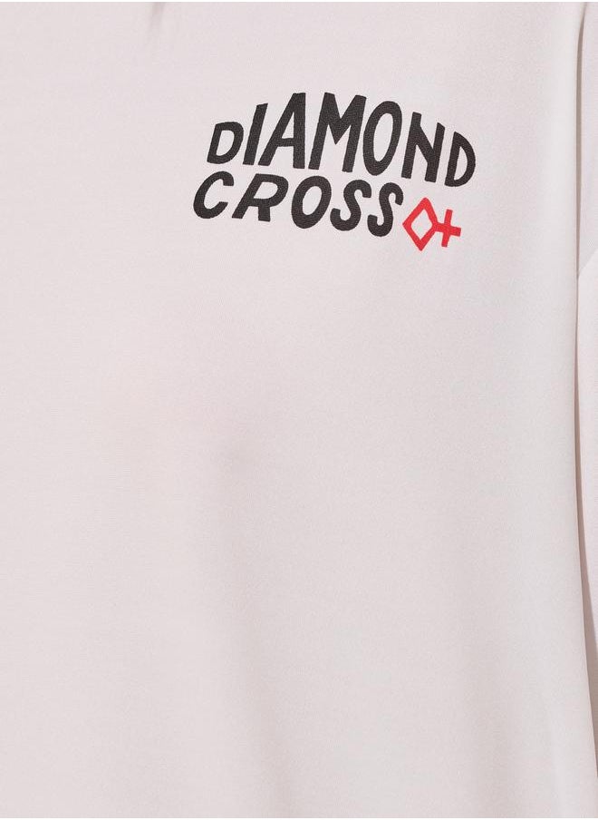 Styli - Slogan Printed Short Sleeve Oversized T-Shirt - Image 1