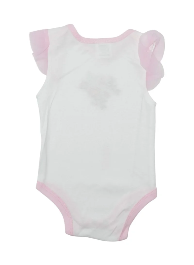 Bambimici Bambimici Pink Flower Print Short Sleeve with Pyjama 3-Piece