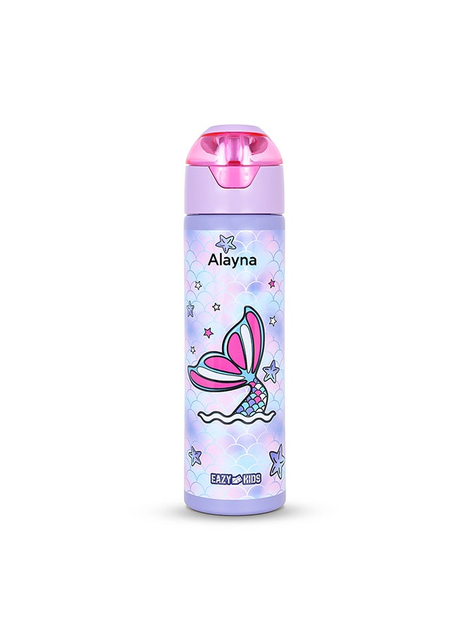 Eazy Kids - Personalized Insulated SS Water Bottle w / Spray Mermaid - 640ml - Image 1