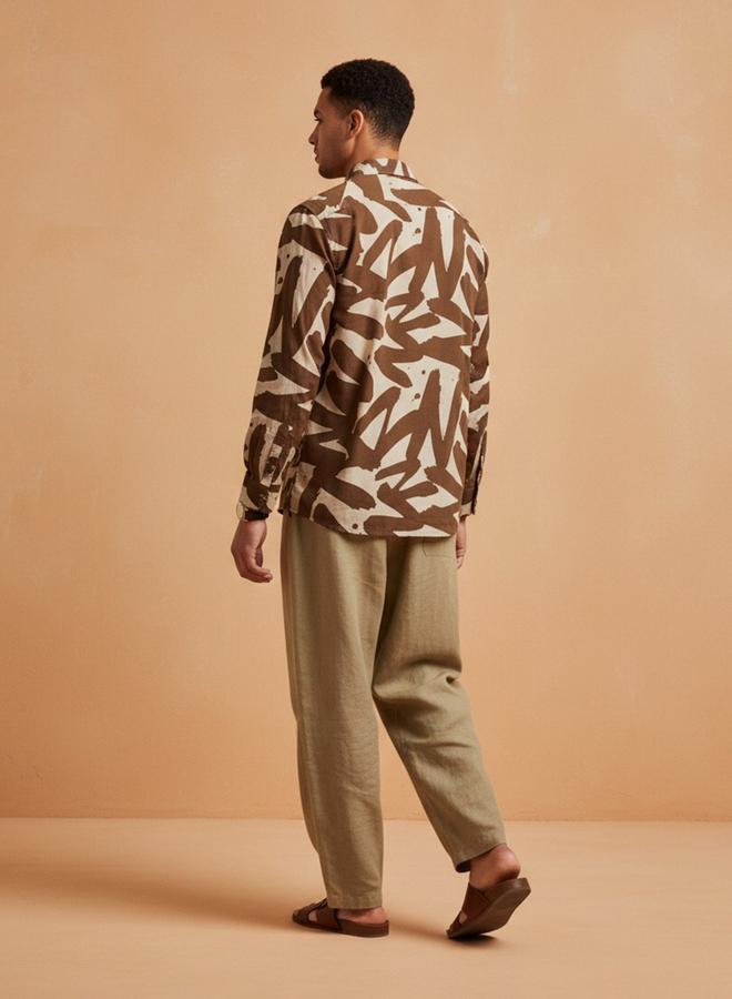 TRULOOM Men Printed Regular Fit Cotton Shirt - Image 3
