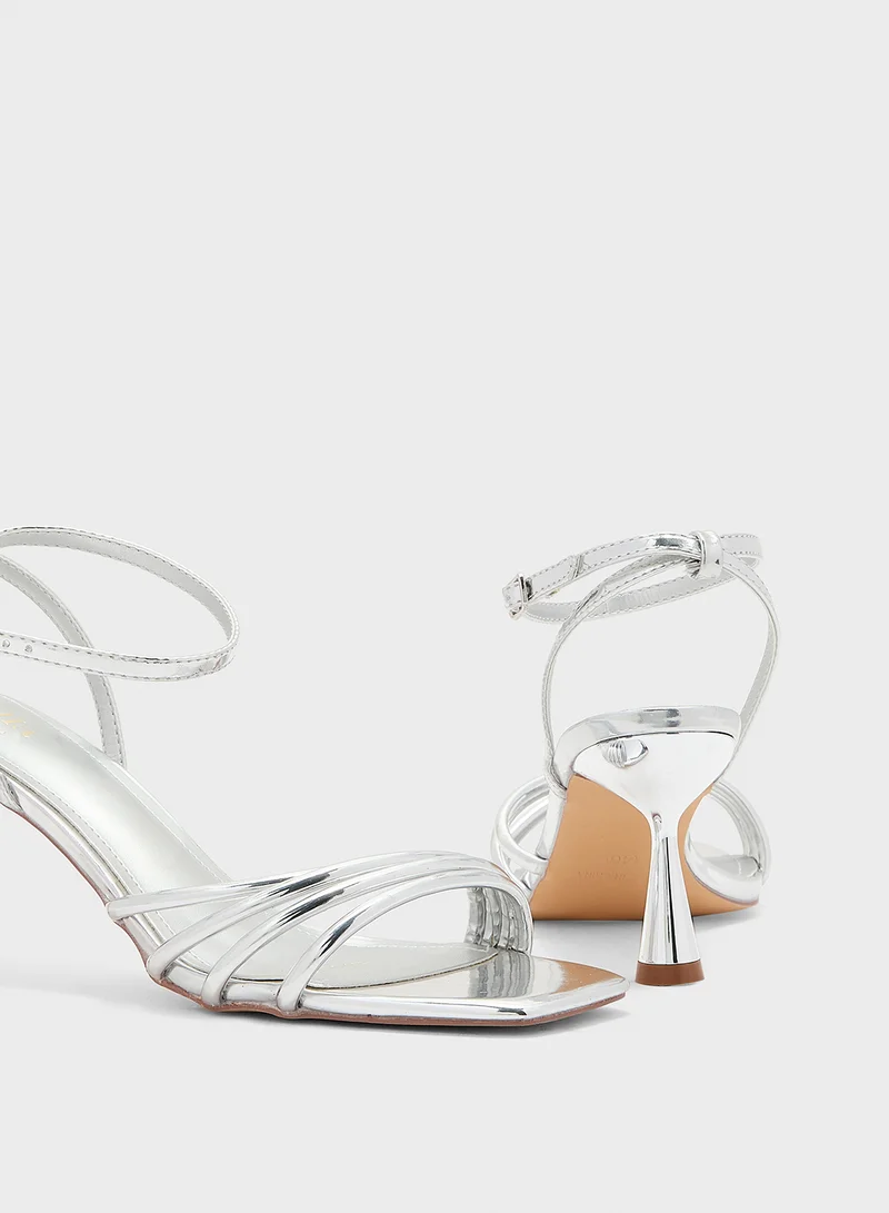 ELLA Strappy Counter Strap Heel Sandal