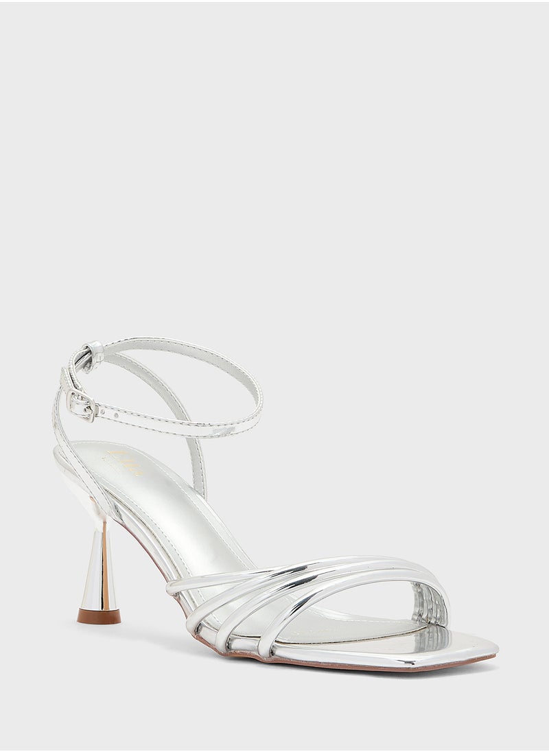 ELLA - Strappy Counter Strap Heel Sandal - Image 1