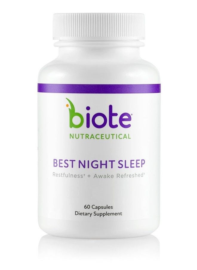 bioTE - Biote Nutraceuticals - BEST NIGHT'S SLEEP - Restfulness + Awake Refreshed (60 capsules) - Image 1